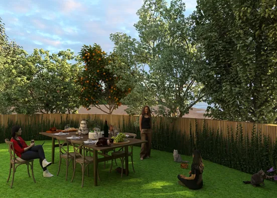 # Serenity in Green Renderização de Design