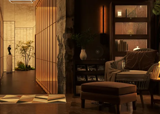 # Perfect book reading corner  Визуализация дизайна