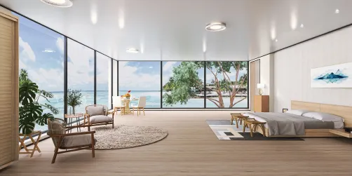 Quarto de resort 