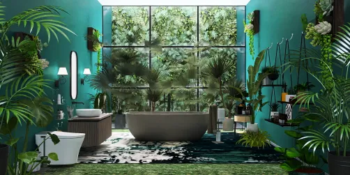 Tropical Bathroom 💚