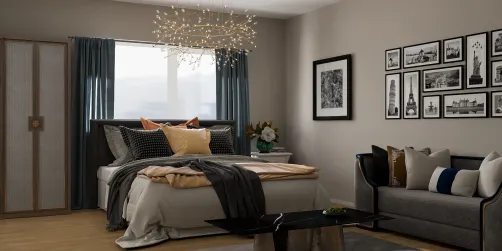 Cream bedroom