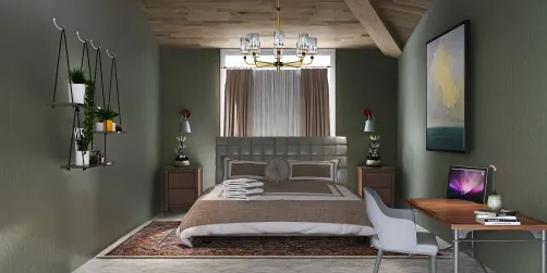 Attic Spare Bedroom 