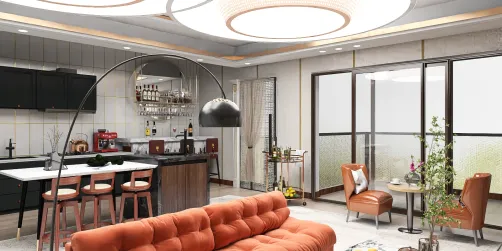Open concept living 