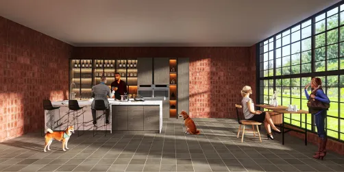 La cuisine/bar