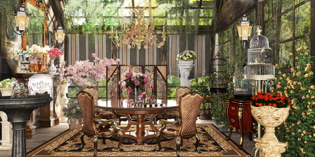 Conservatory dining room 