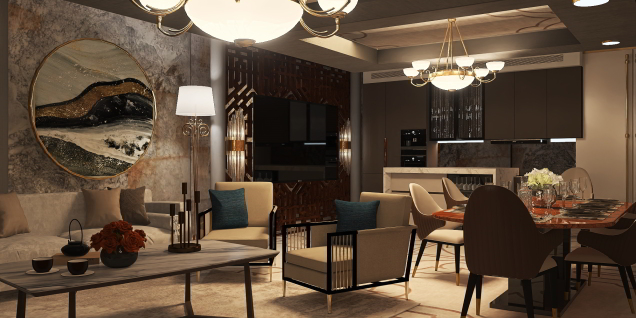 Luxury Dubai Apartment with Modern Touches 