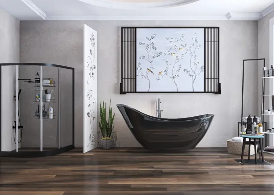 Luxury washroom  Design Rendering