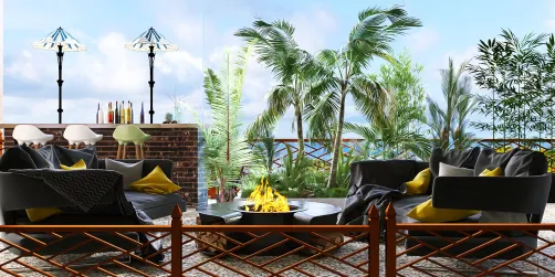 Rooftop hangout 
