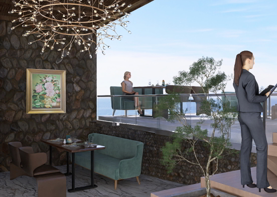Ocean view's restaurant  Design Rendering