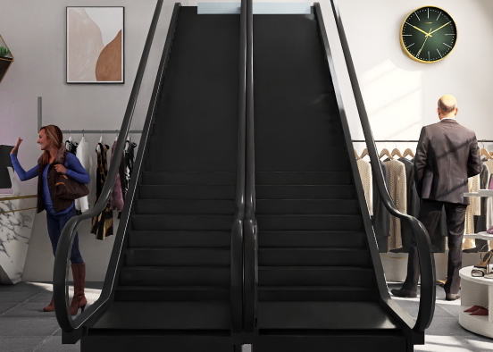 Magasin de vêtements  Design Rendering