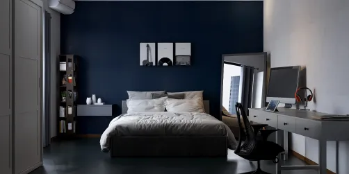 quarto estudante de música 