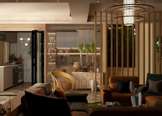 # living with nature Визуализация дизайна
