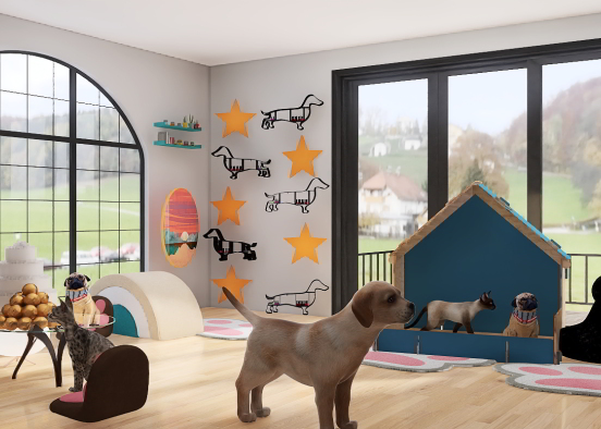 Habitación de perros 🐶  Design Rendering