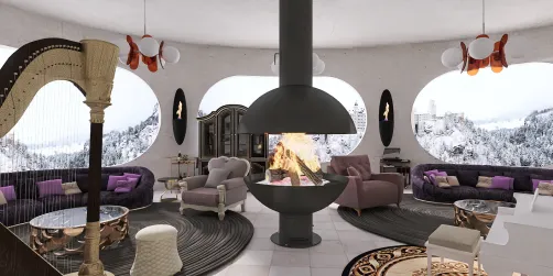 round house living room