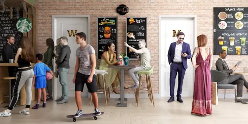 Coffee Shop mall