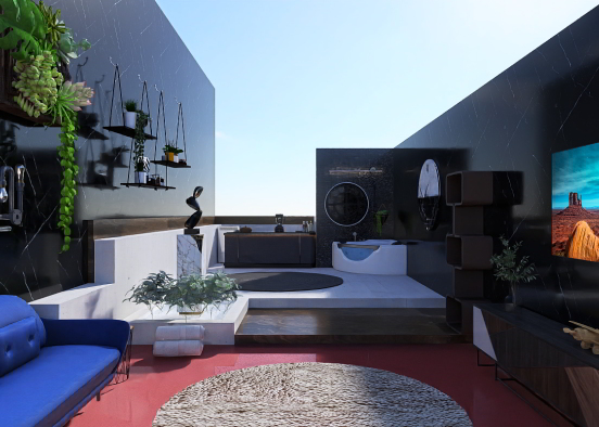 outside relax area Design Rendering