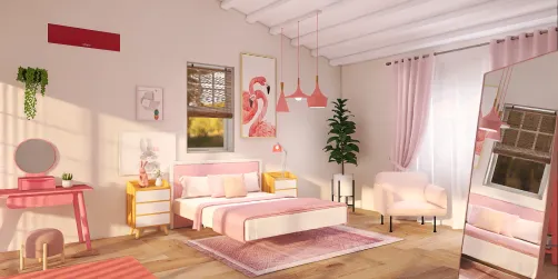 quarto rosa