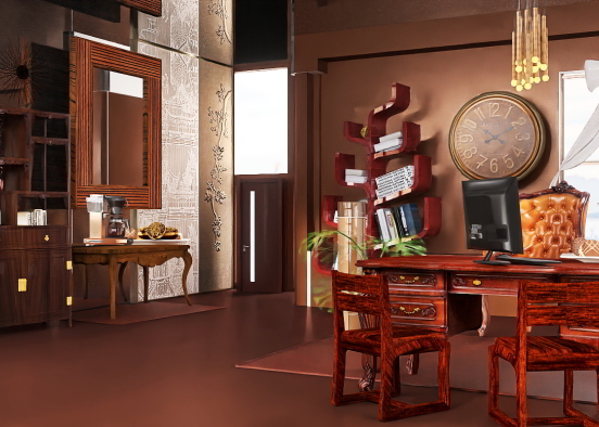 Chocolate factory Office  Design Rendering