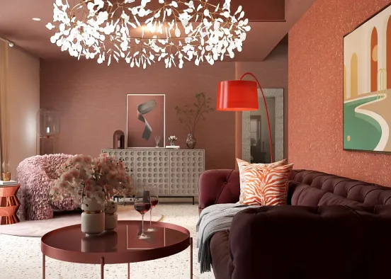 # Contemporary Glam Chic Deco Визуализация дизайна