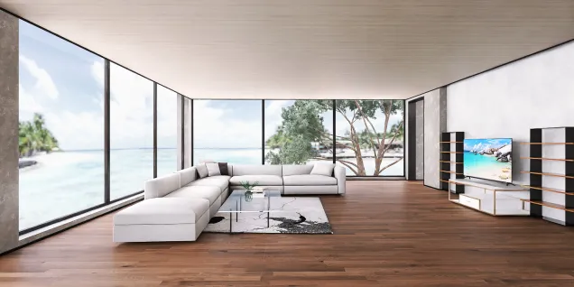 Basic beachy Livingroom