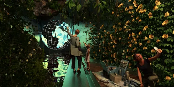 Artistic vision of Hope: "Per aspera ad astra"