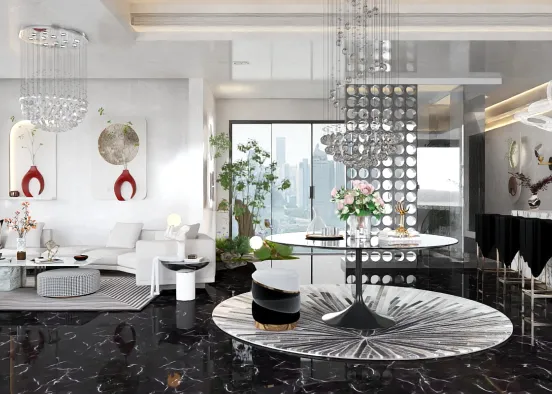 # Hotel lobby Renderização de Design