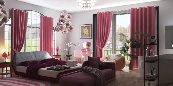 Professional interior design created with Homestyler 3D design software