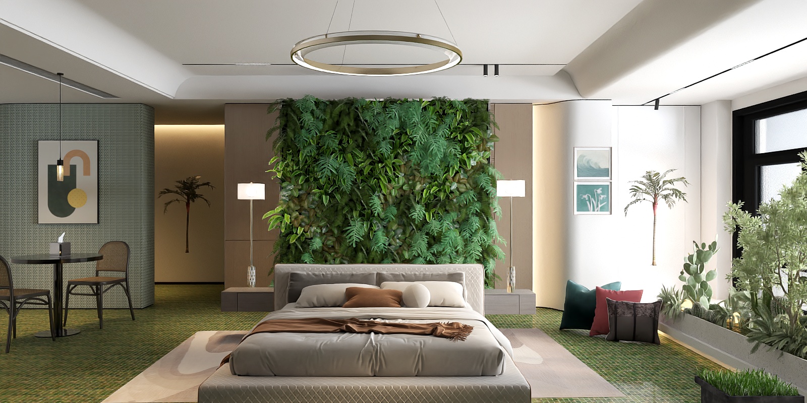 Green Bedroom
