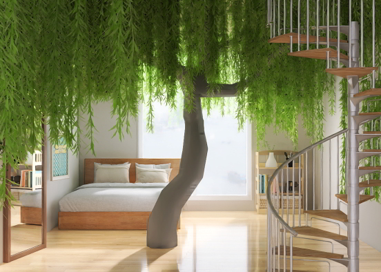 Tree Bohemian Room 🌳 Design Rendering