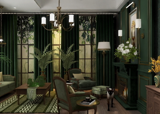 The Green Room  Design Rendering