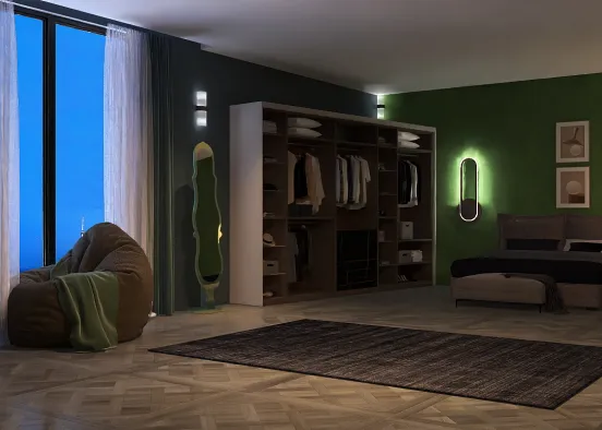 Green Room  Design Rendering