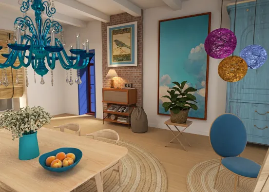 # blue room ✨🩵 Renderização de Design