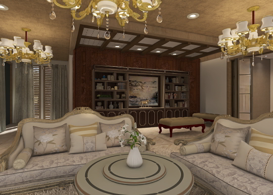 Classical reading room 😌☕ Design Rendering