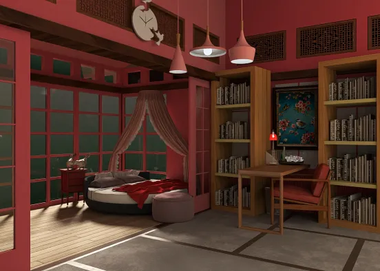 pink room<3 Design Rendering