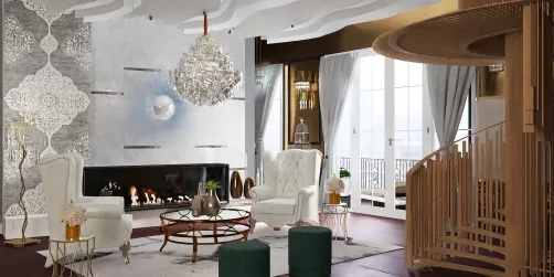 Glam living room 