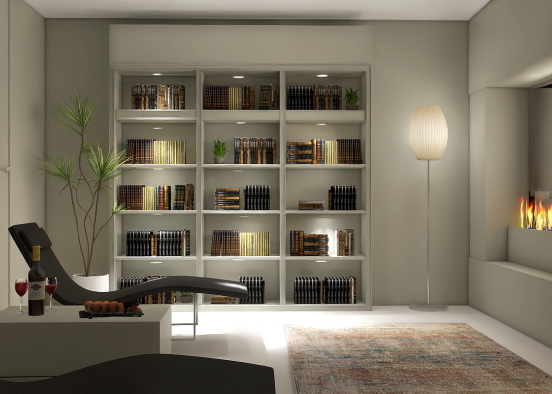 Reading nook Design Rendering