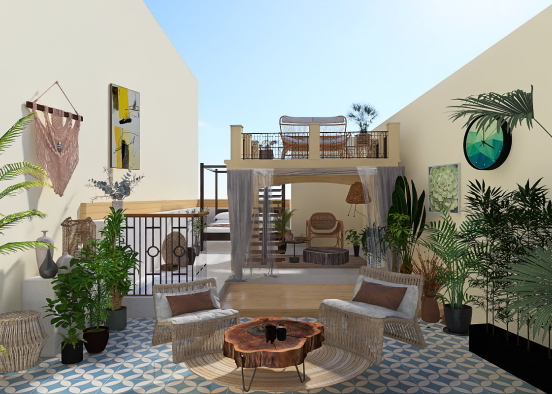 resort with plant🌿🌿🌿 Design Rendering