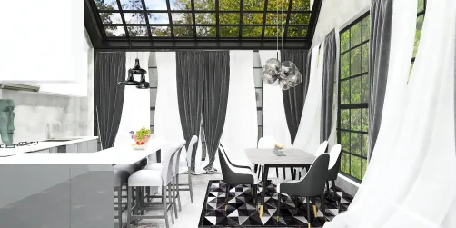 B&W kitchen inspiration 