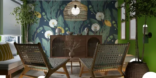 Verde para harmonizar e relaxar!