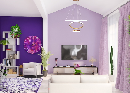 Purple Hues. Design Rendering