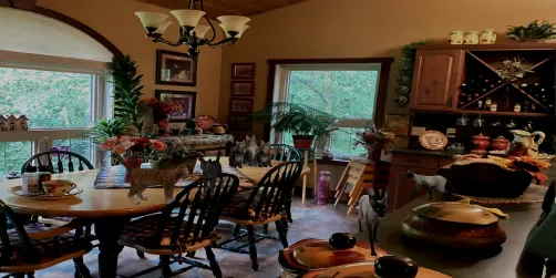 This is my actual eating area.