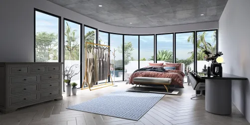Beachy bedroom!