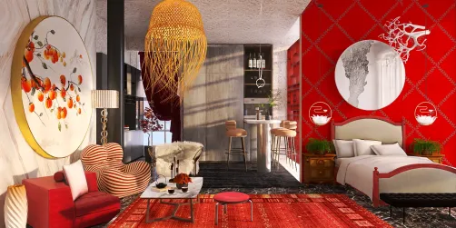Red Bedroom 