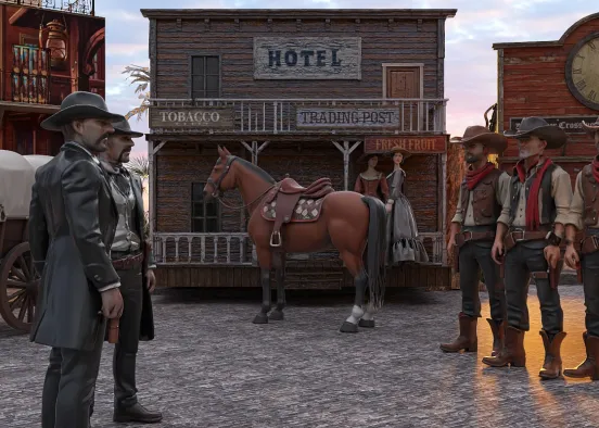 # Tombstone 1881 Renderização de Design
