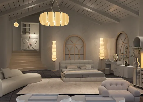 # I for Igloo Bedroom  Renderização de Design