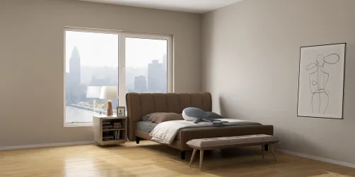 Calm bedroom