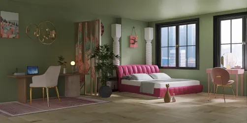 Lovely summer bedroom