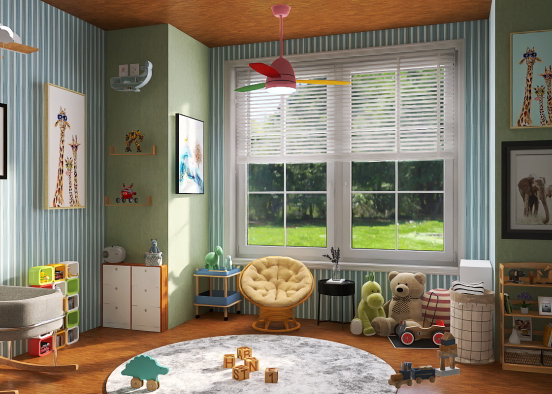 Nursery/Mom and Baby Bonding  Design Rendering
