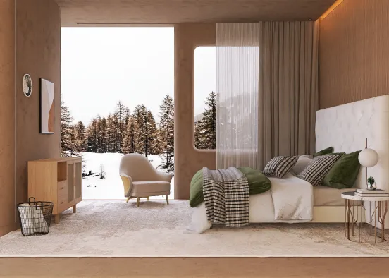BedRoom Aesthitic 🍂 Design Rendering