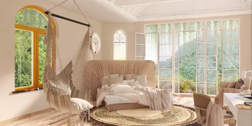 Cream bedroom